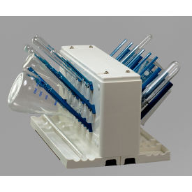 Bel-Art Lab-Aire II Double-Sided Non-Electric Benchtop Glassware Dryer 1 Tier 14.75 x 10 x 8.4