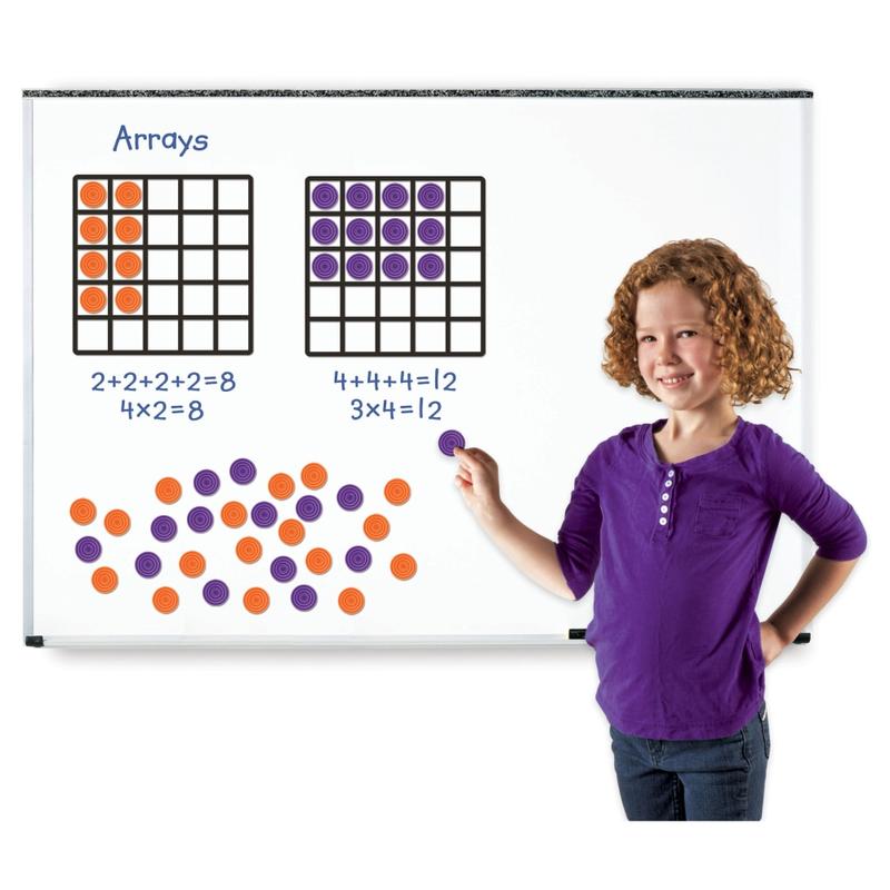 Learning Resources Giant Magnetic Array Set, Skill Learning: Multiplication, Addition, Number, Ages 7 & Up, 52 Pieces (Min Order Qty 4) MPN:6648
