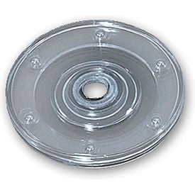 Global Approved 610144-CLR Flat Revolving Display Base 0.5