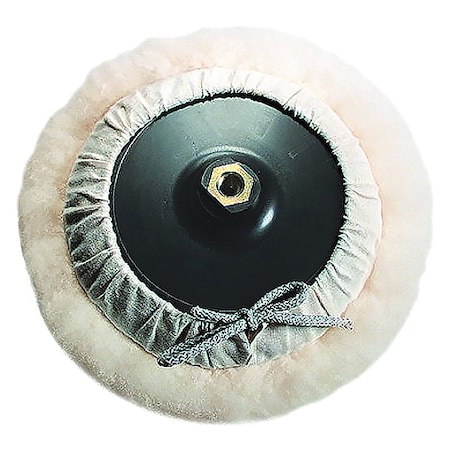Polishing Bonnet, Lambs Wool Hide, 4-3/4