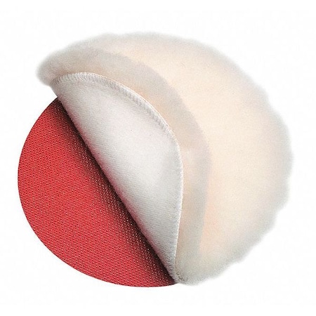 Polishing Bonnet, Lambs Wool Hide, 6