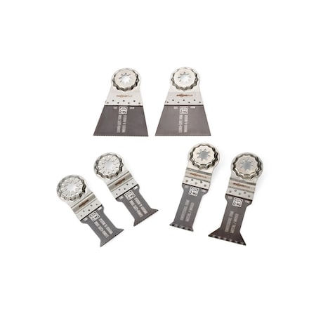 OscilToolBladeSet, 6pcs, W:1.125