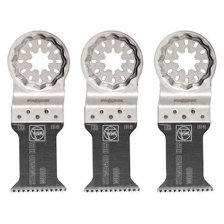 Saw Plunge Blades, Stl, 1-3/8in. Size, PK3 MPN:63502133270