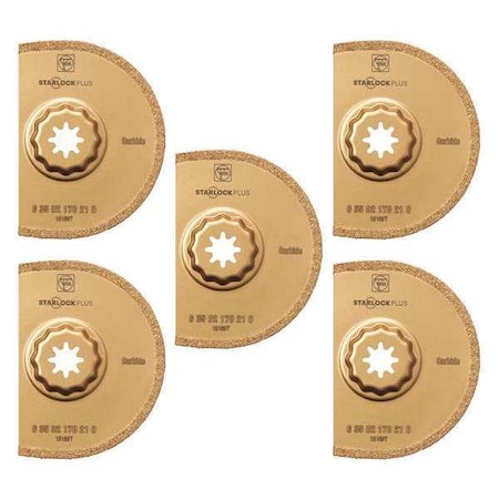 Oscillating Blades, 3-9/16, 3-9/16In L, PK5 MPN:63502170230