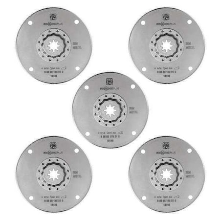 Oscillating Segmented Saw Blades, 4In, PK5 MPN:63502175230