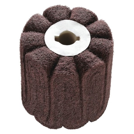 Sinus Fleece Wheel, 4 In, 180 Grit, Fine MPN:63721051010