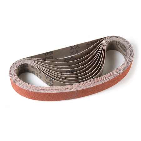 Sanding Belt, 1-3/16 in W, 23-5/8 in L, 240 Grit MPN:63714046017