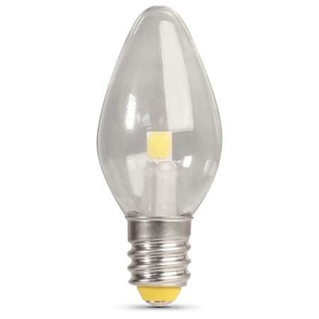 LED, 0.6 W, C7, Candelabra Screw (E12), PK4 MPN:BP7C7/827/LED/4