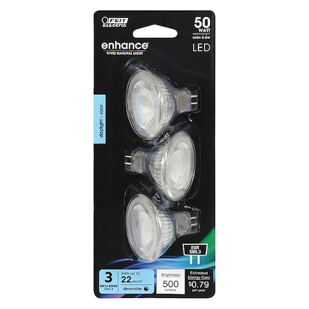 LED, 6.6 W, MR16, 2-Pin (GU5.3), PK3 MPN:BPEXN/950CA/3