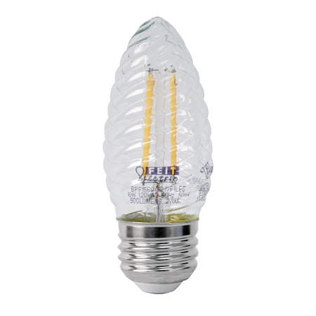 Light Bulb, LED, Deco, F15, 60w Eq, PK24 MPN:BPF1560/850/FILED/24