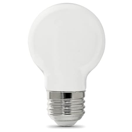 5.5 W, Compact LED Bulb, White, G16-1/2, 2700K Temp. Frosted, Dimmable, PK2 MPN:BPGM60W927CAFIL/2