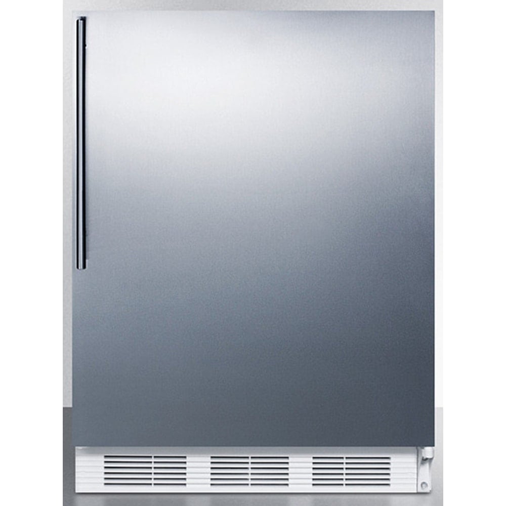 Summit Appliances 5.1 Cu. Ft. Compact Refrigerator/Freezer, Silver MPN:CT661WSSHVADA
