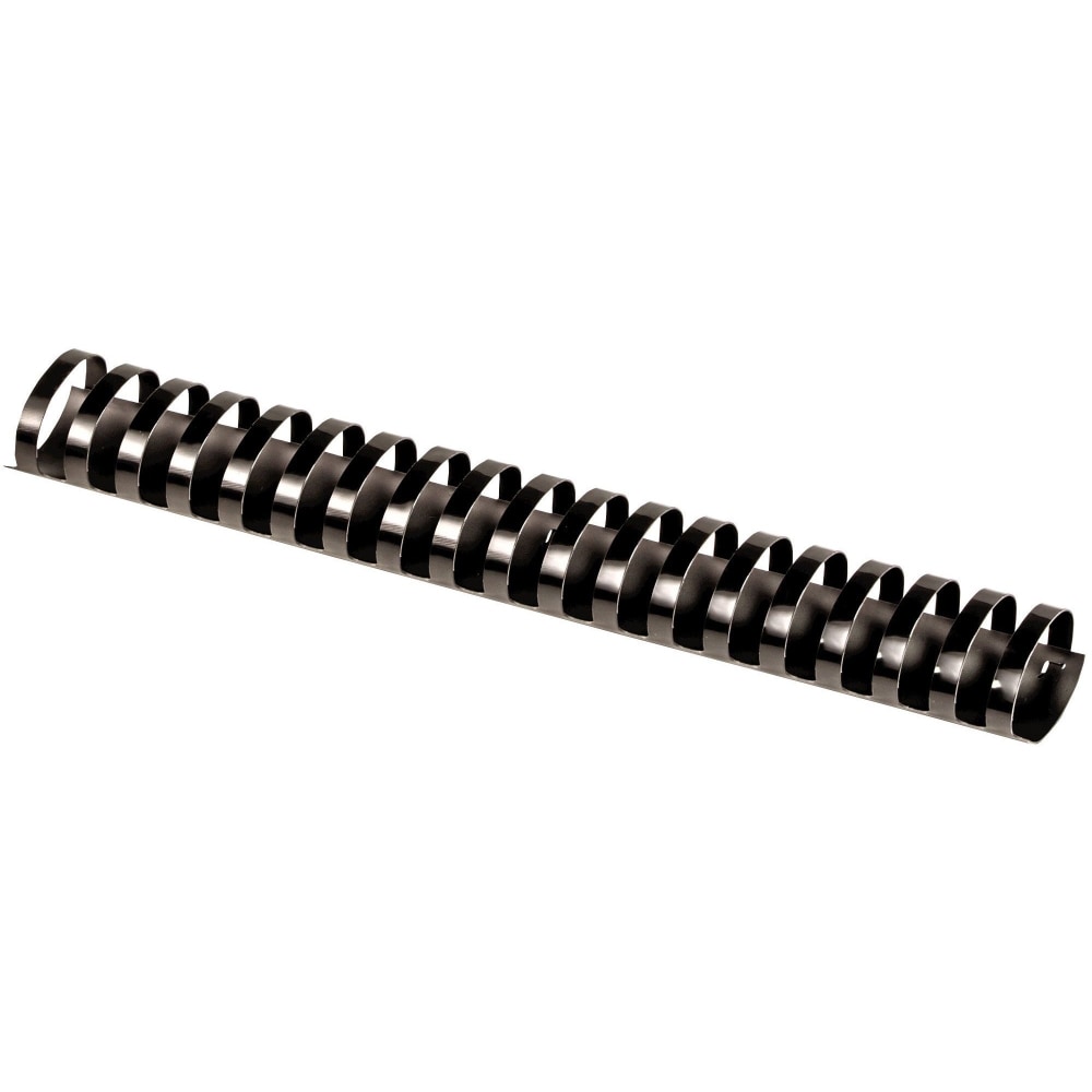 Fellowes 19-Ring Plastic Comb Binding, 1.5in x 11in x 1.5in, Black, Pack Of 10 MPN:52066