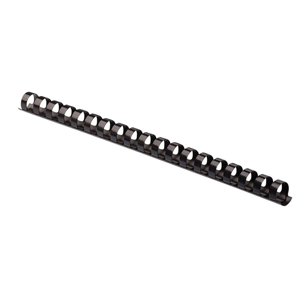 Fellowes Letter-Size Plastic Comb Bindings, 5/16in, 40-Sheet Capacity, Black, Box Of 100 MPN:52507