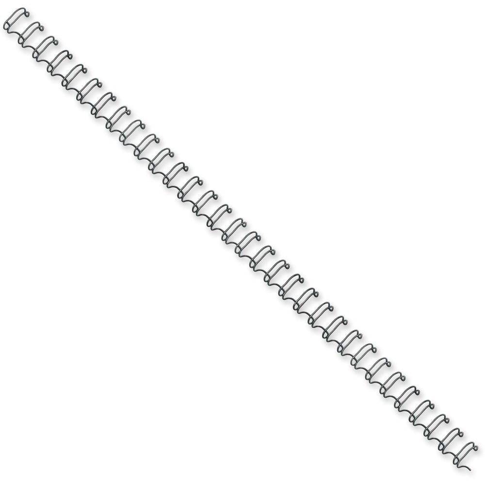 Fellowes Wire Binding Combs, 0.4in Hx 11in W x 0.4in D, 80 Sheet Capacity, Black, 25 Per Pack MPN:52541