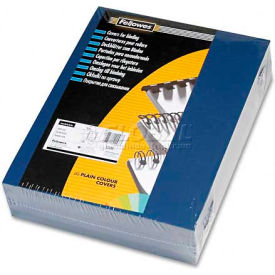 Fellowes® Linen Presentation Covers - Letter Navy 200 pack 52098 - Pkg Qty 2
