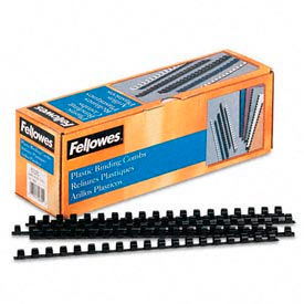Fellowes® Plastic Combs - Round Back 3/8
