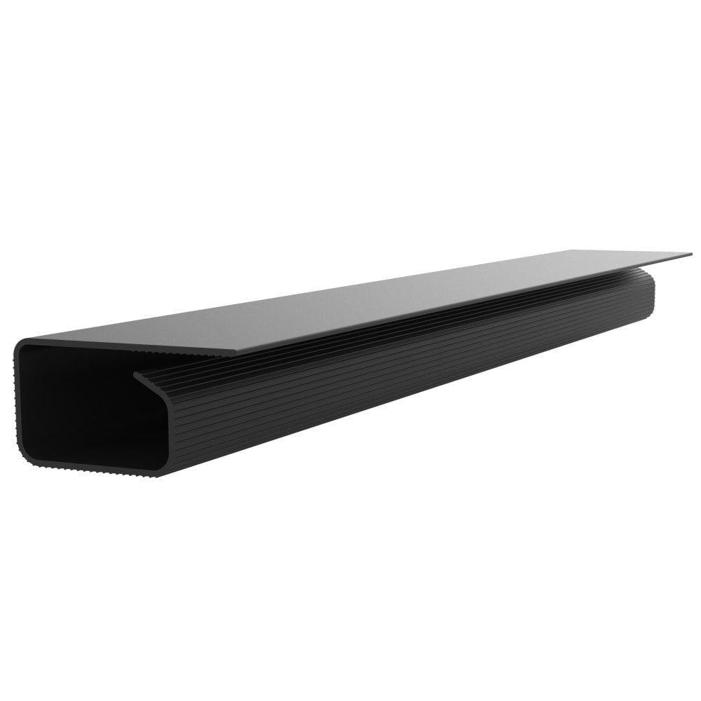 Fellowes Trough Conceal Cable Management/Organizers, 18in x 19in, Black, Set Of 2 Organizers MPN:TROUGH-18-BLK