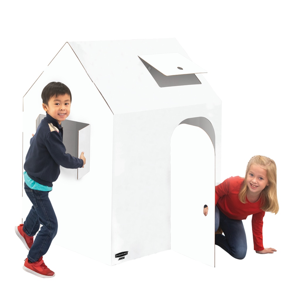 Bankers Box At Play Playhouse, 48inH x 32inW x 38inD, White MPN:1230301
