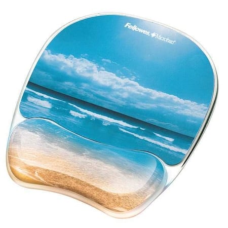 Mousepad w/Wrist Support, Sandy Beach MPN:9179301