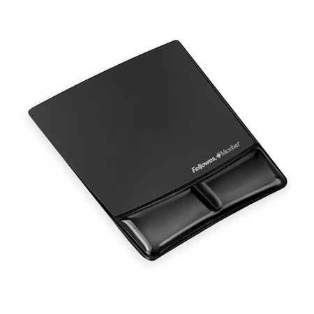Mouse Pad w/Wrist Support, Black, Standard MPN:9182301