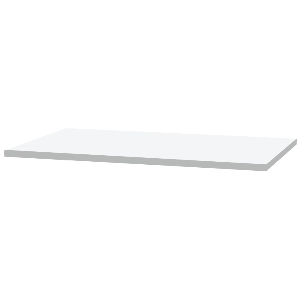 Fellowes 60inW Rectangle Worksurface Laminate Desktop, White MPN:2R6030-QS-TFL-DW