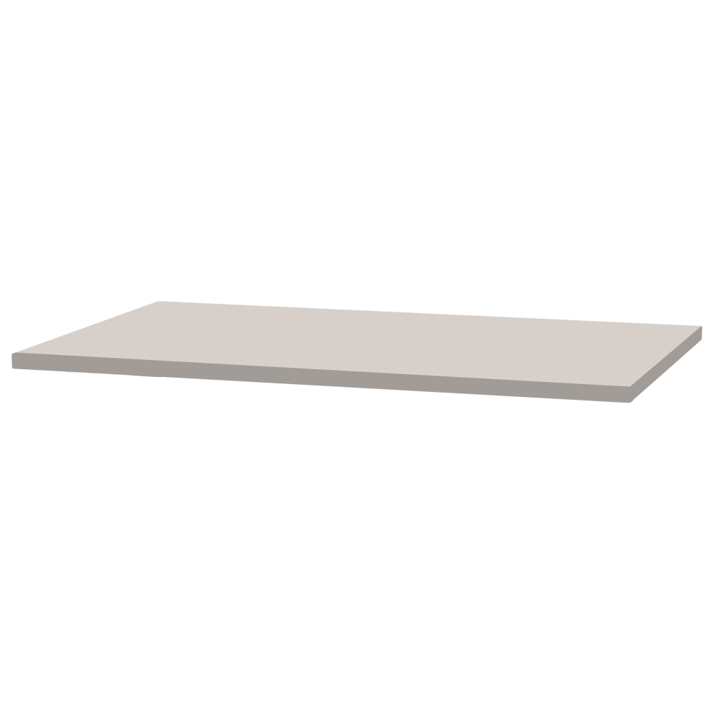 Fellowes 60inW Rectangle Worksurface Laminate Desktop, Light Gray MPN:2R6030-QS-TFL-GR