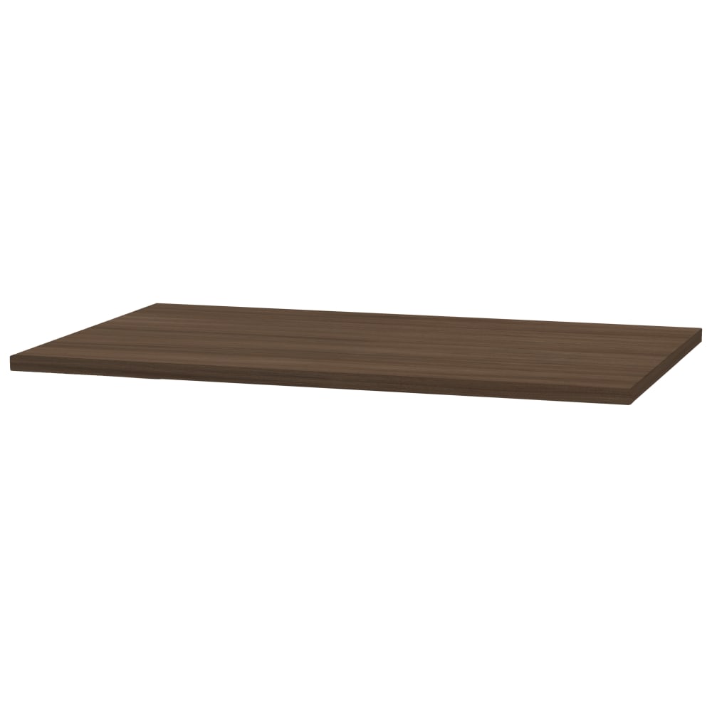 Fellowes 60inW Rectangle Worksurface Laminate Desktop, Neo Walnut MPN:2R6030-QS-TFL-NW