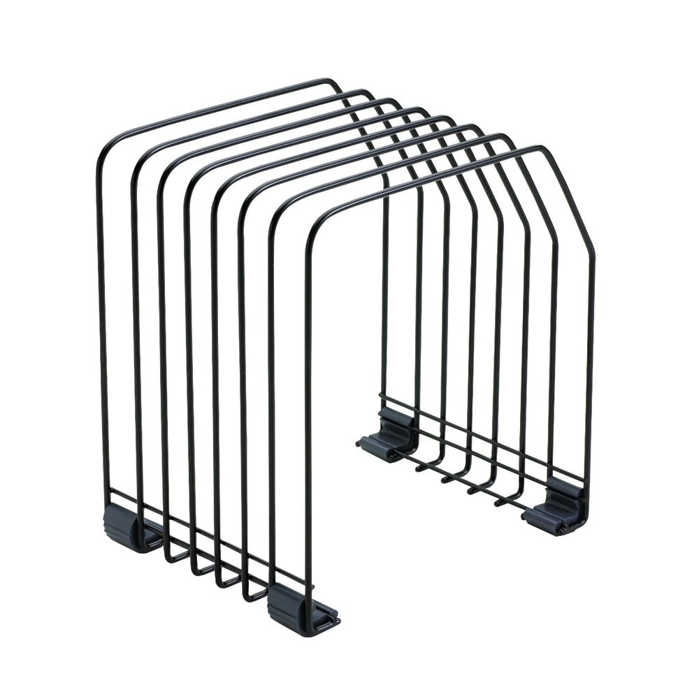 Fellowes 7-Compartment Wire File Organizer, 7 3/8in x 5 7/8in x 8 1/4in, Black MPN:68112