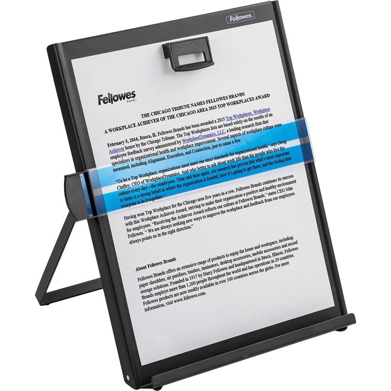 Fellowes Kopy-Aid Metal Copyholder, Black MPN:11053