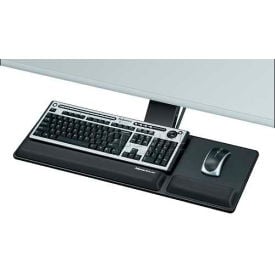 Fellowes® 8017801 Designer Suites Compact Keyboard Tray Black 8017801