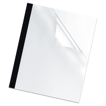 Thermal Binding System Presentation Covers, 30-Sheet Capacity, Plastic, Square Corners, 11x8.5, PK10 MPN:FEL5222701