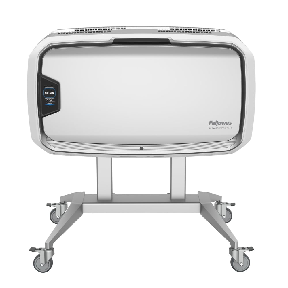Fellowes AeraMax Pro AM4 FLEX Portable Air Purifier, Plug-in, H13 True HEPA Filtration, 2, 200 Sq. Ft. Coverage, Silver/White MPN:5000101