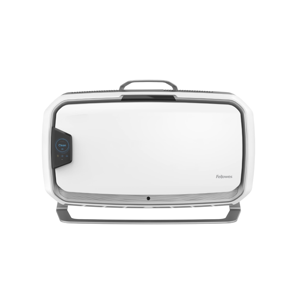 Fellowes Array Stand AS2 Air Purifier, 3, 000 Sq. Ft. Coverage, 22-3/4inH x 10-11/16inW x 34-13/16inD, White/Silver MPN:5884501