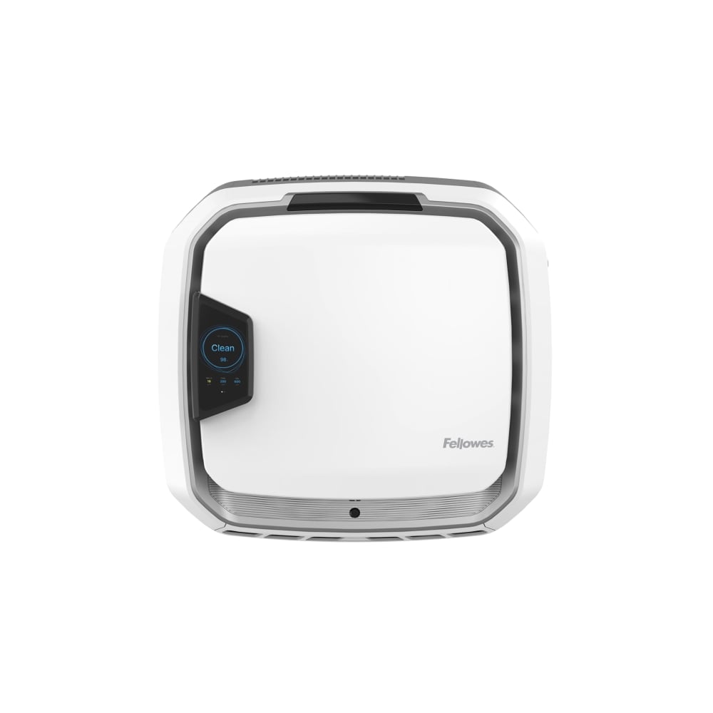 Fellowes Array Wall AW1 H13 True HEPA Wall-Mounted Air Purifier, 1, 800 Sq. Ft. Coverage, 19-1/2inH x 9-1/2inW x 21inD, White/Silver MPN:5884801