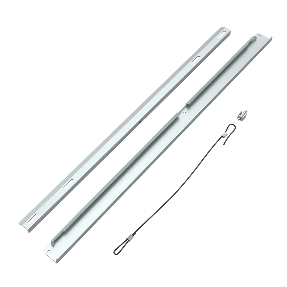 Fellowes AeraMax Pro AM4 Stand-To-Wall Kit, 11/16inH x 1-1/2inW x 70inD, Silver MPN:5999901