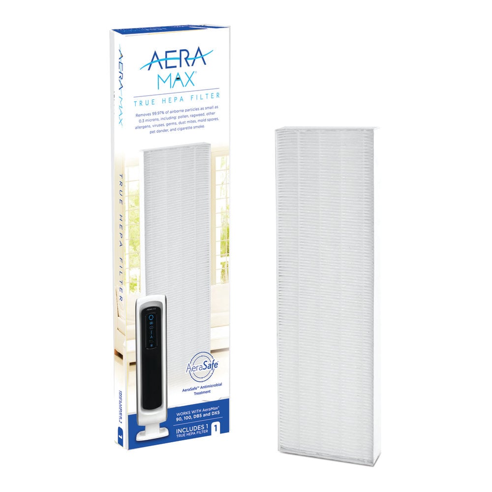 Fellowes AeraMax True HEPA Filter For AeraMax 90, 100 And DX5 Air Purifiers, 16-1/2inH x 4-9/16inW x 1-1/4inD MPN:9287005