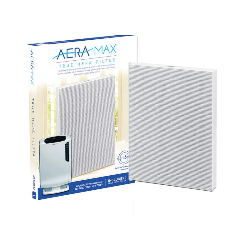 Fellowes AeraMax True HEPA Filter For AeraMax 190, 200 And DX55 Air Purifiers, 13-7/16inH x 10-5/16inW x 1-1/4inD MPN:9287105