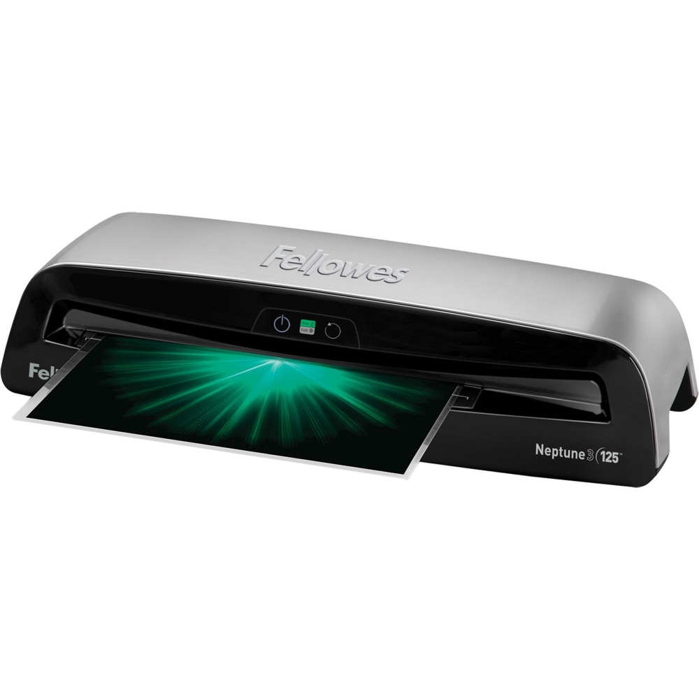 Fellowes Neptune3 Thermal 125 12.5in Laminator With Combo Kit, 12.5in Wide, Black/Silver MPN:5721401