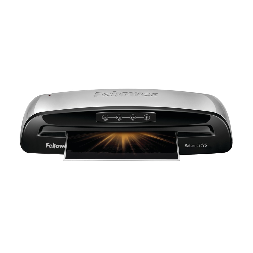 Fellowes Saturn 3i 95 Thermal Laminator With Combo Kit, 9.5in Wide, Silver/Black MPN:5735801