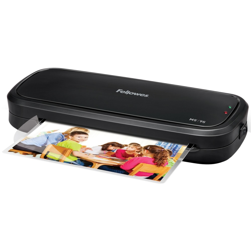 Fellowes M5-95 Laminator with Pouch Starter Kit - 9.50in Lamination Width - 5 mil Lamination Thickness MPN:5737601