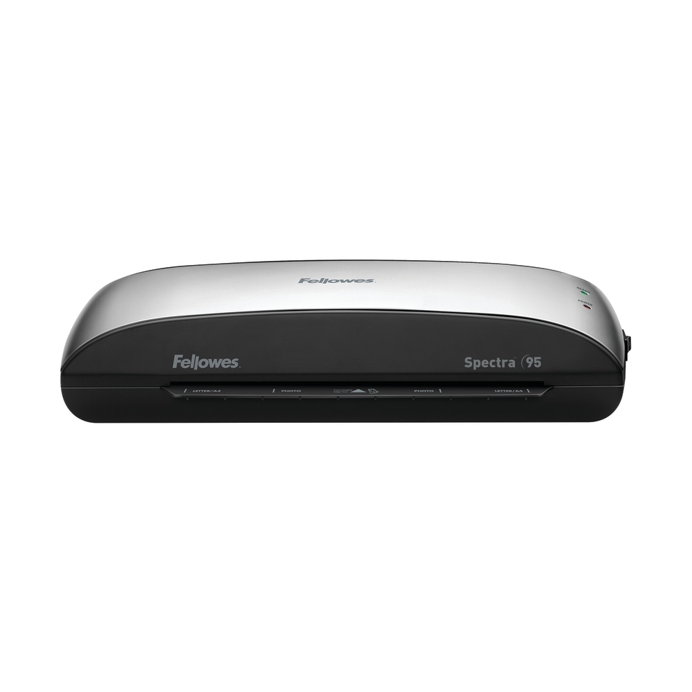 Fellowes Spectra 95 Laminator With Combo Kit, 9 1/2in Entry Width, 3inH x 14 1/2inW x 7inD, Silver/Black (Min Order Qty 2) MPN:5738201