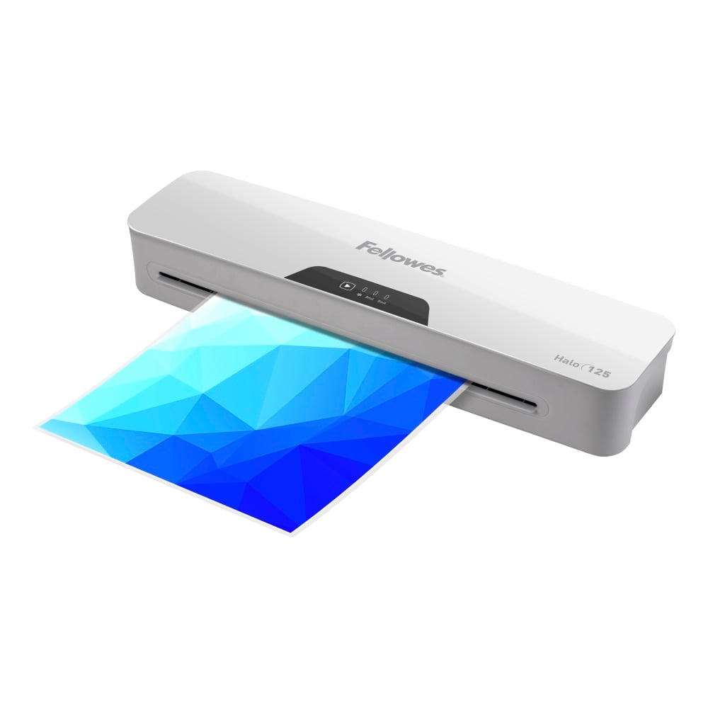 Fellowes Halo 125 Thermal Laminator With 25 ImageLast Pouches, 12-1/2in Width, White MPN:5753101