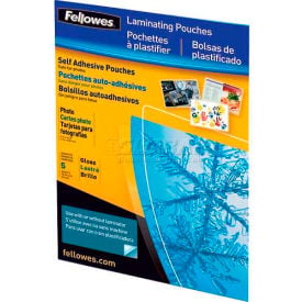 Fellowes® Self-Adhesive Pouches - Photo 5 Pack 5220401 - Pkg Qty 10