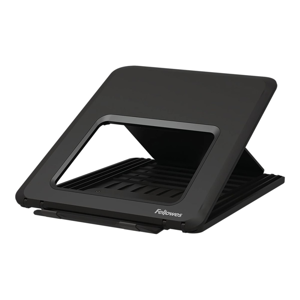 Fellowes Breyta Laptop Stand 9-1/4inW x 10-1/2inD x 1/2inH Black, 0.50inH x 9.20inW x 10.50inD, Black, For Notebook MPN:100098500