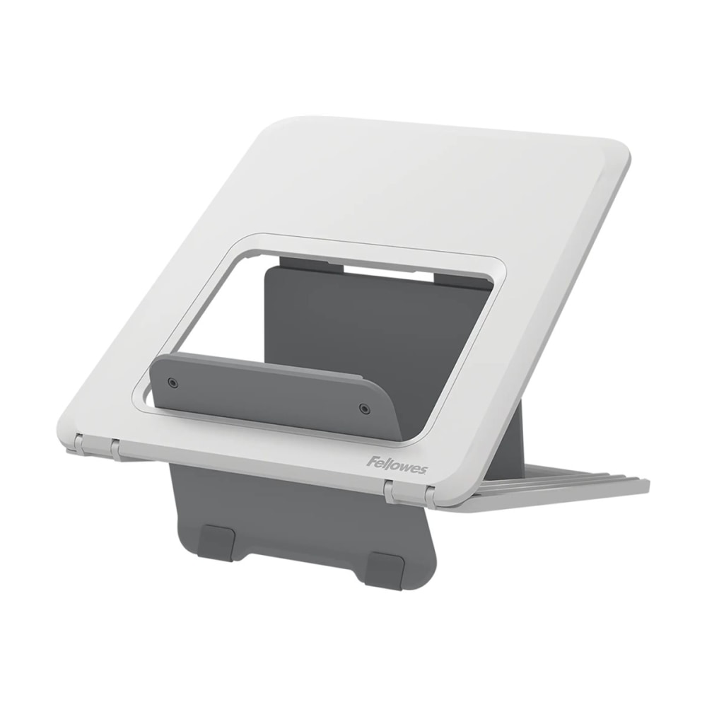 Fellowes Breyta Laptop Stand 9-1/4inW x 10-1/2inD x 1/2inH White, 0.50inH x 9.20inW x 10.50inD, White, For Notebook MPN:100098501
