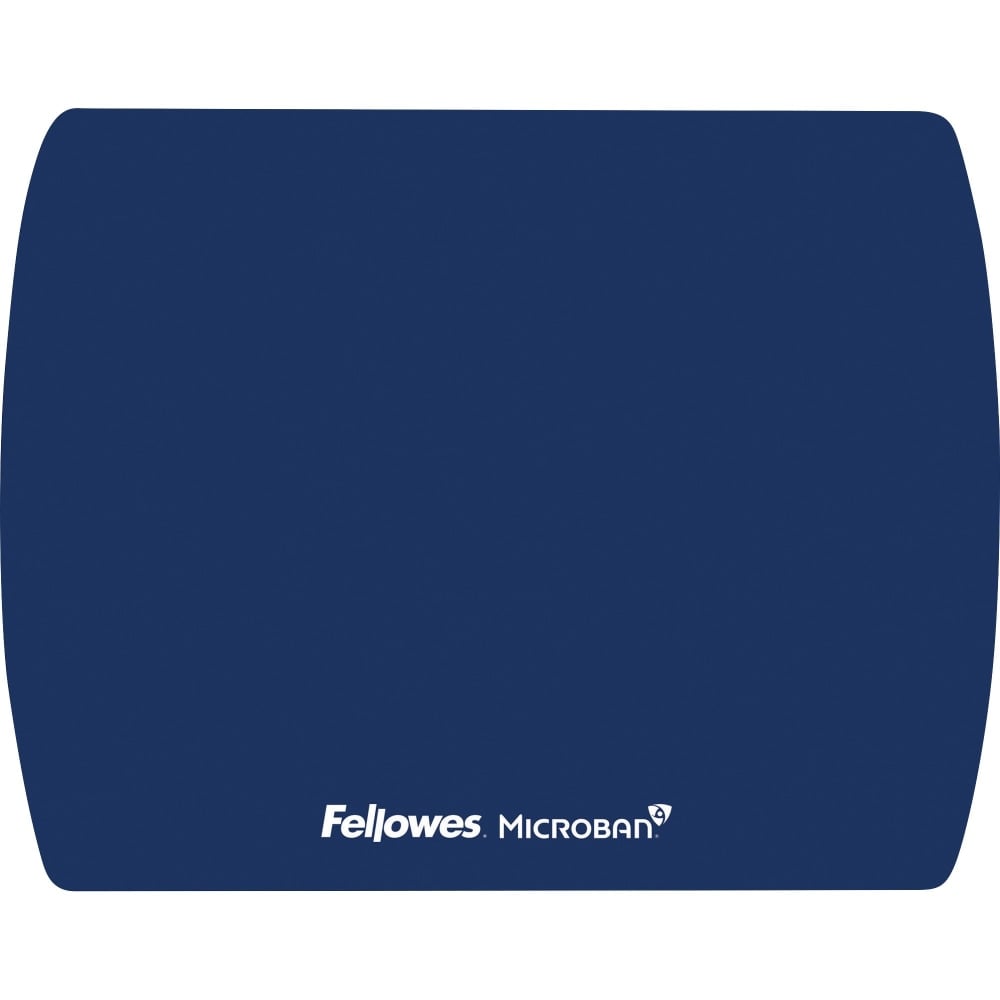 Fellowes Microban Ultra Thin Mouse Pad - Blue - 7in x 9in x 0.1in Dimension - Blue MPN:5908001