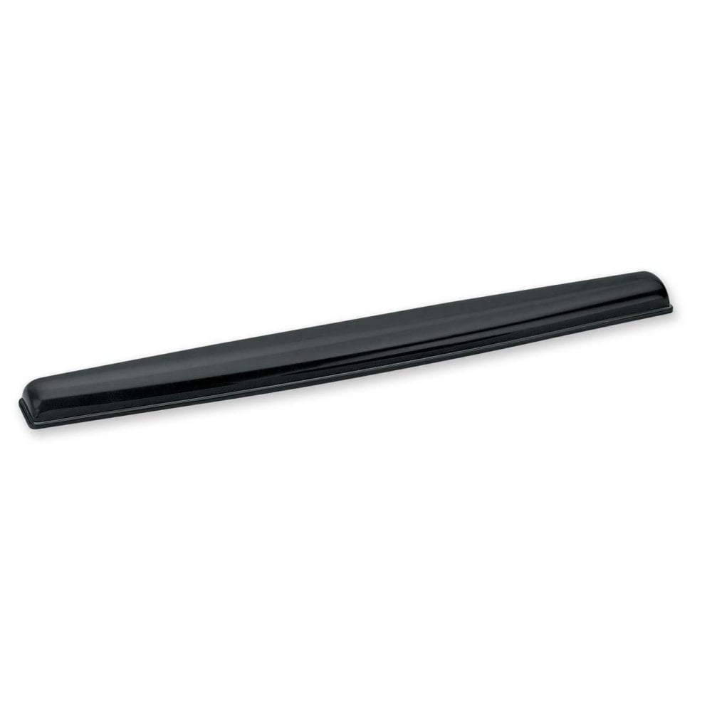 Fellowes Crystal Gel Keyboard Wrist Rest - Black (9112201) - 0.63in x 2.31in x 18.56in Dimension - Black - Gel - Stain Resistant - 1 Pack MPN:9112201