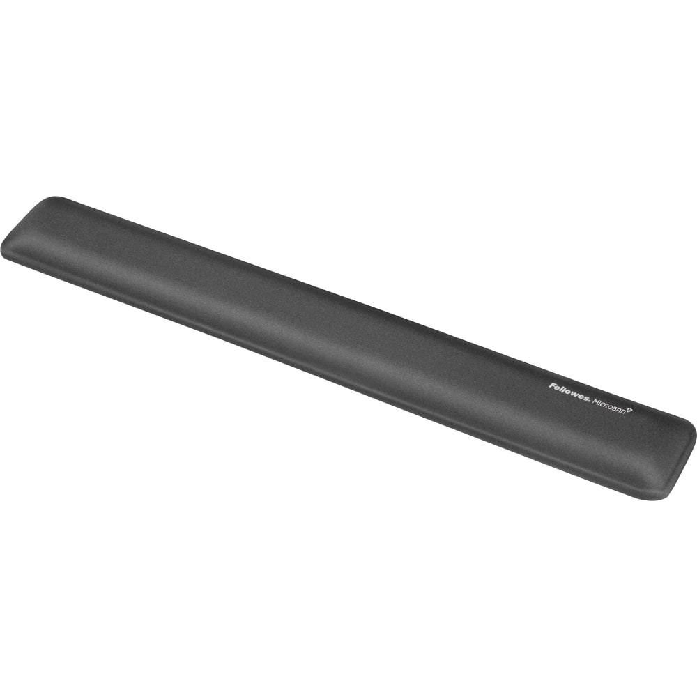Fellowes Gel Wrist Rest With Microban, Graphite MPN:9175301