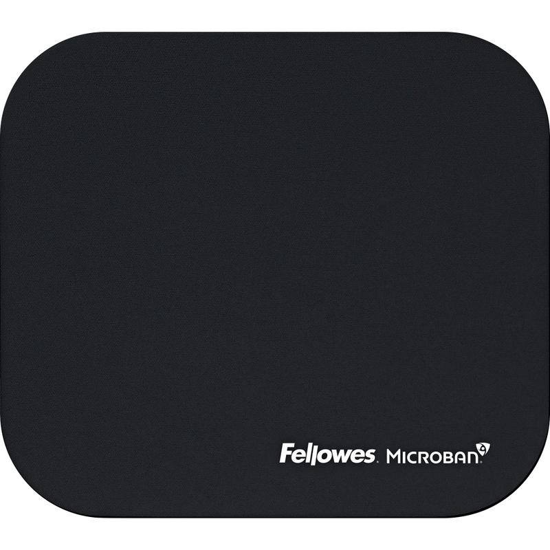 Fellowes Microban Ultra-Thin Mouse Pad, 0.13inH x 9inW x 8inD, Black MPN:FEL5933901